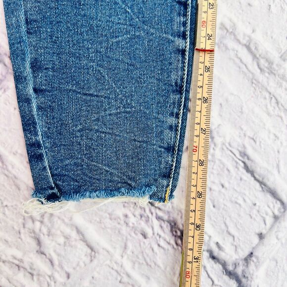NEW Blank NYC The Bond Mid Rise Skinny Jeans Size 31 Blue Denim Stretch - Picture 10 of 12